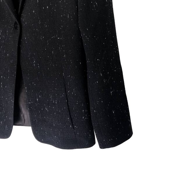 Lafayette Blazer 148 New York Textured Wool Blazer Black - Picture 2 of 5